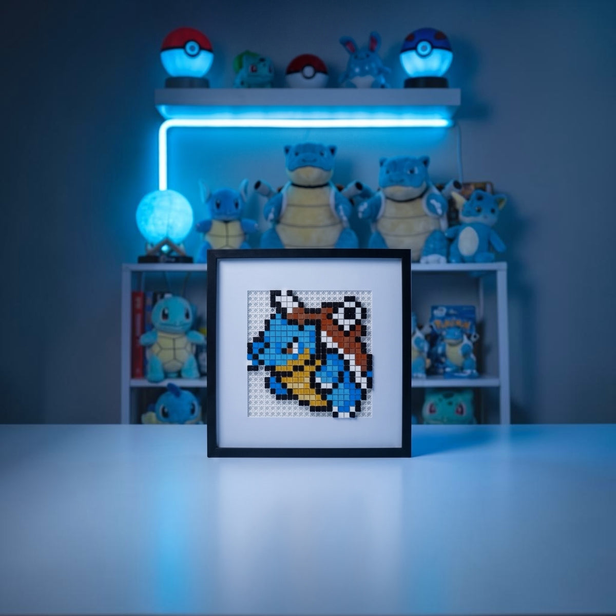 Blastoise pixel art kit product shot
