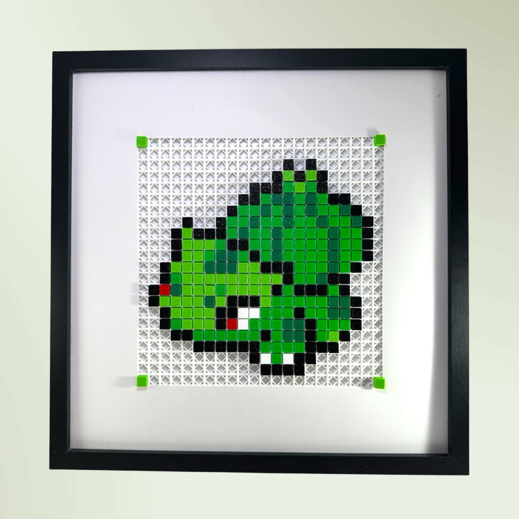 Bulbasaur framed pixel art kit