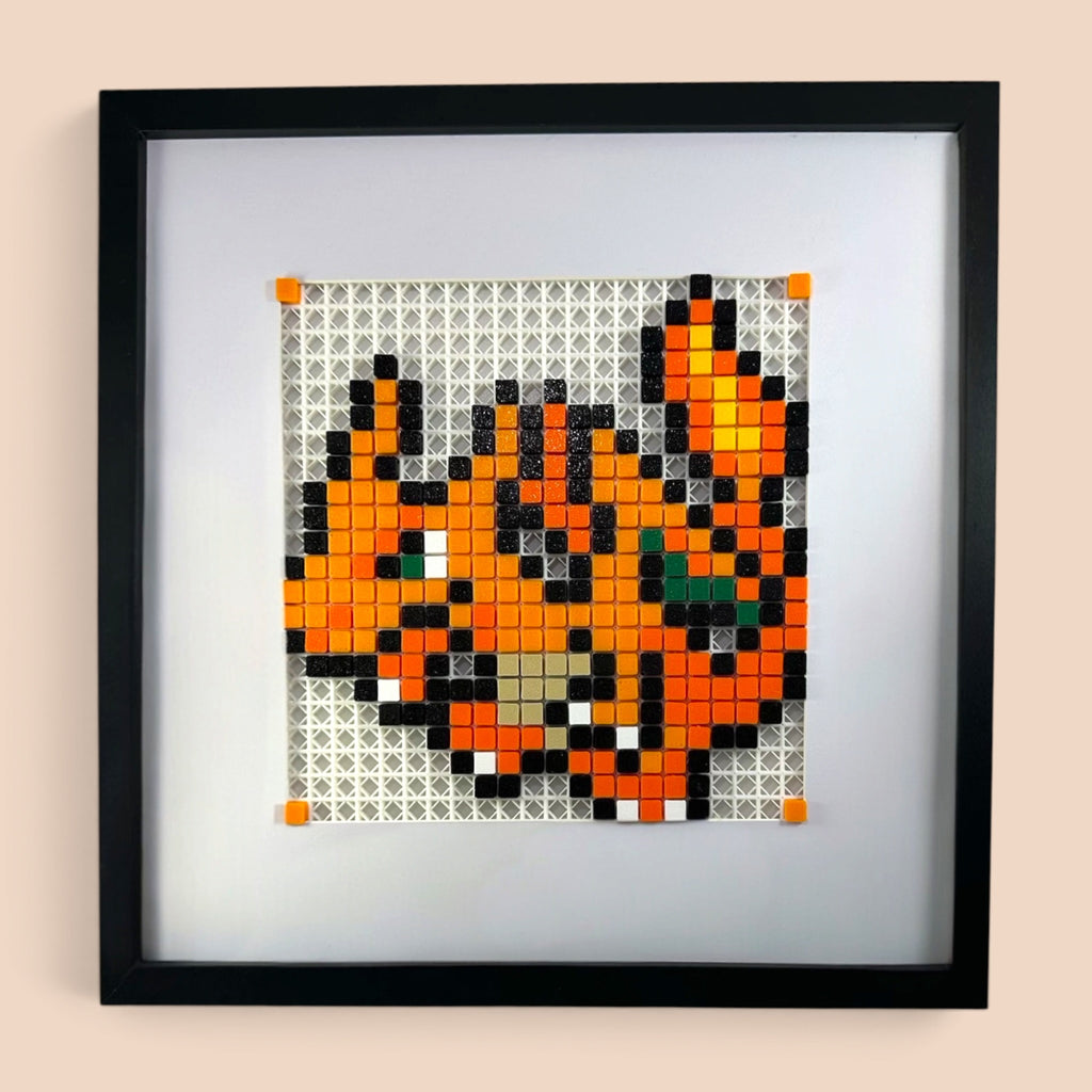 Charizard framed pixel art kit