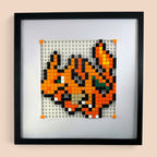 Charizard framed pixel art kit