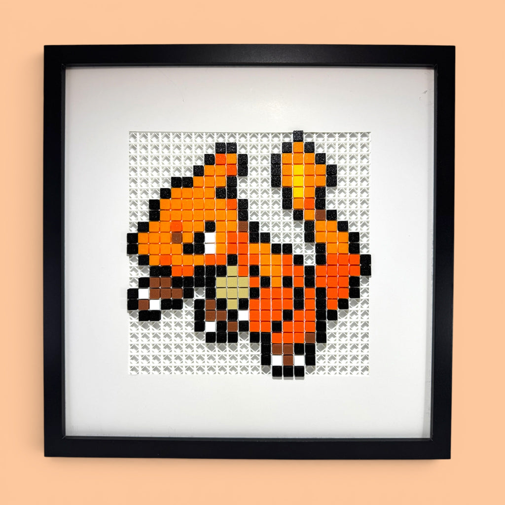 Charmeleon framed pixel art kit
