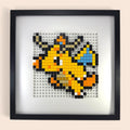 Dragonite framed pixel art kit