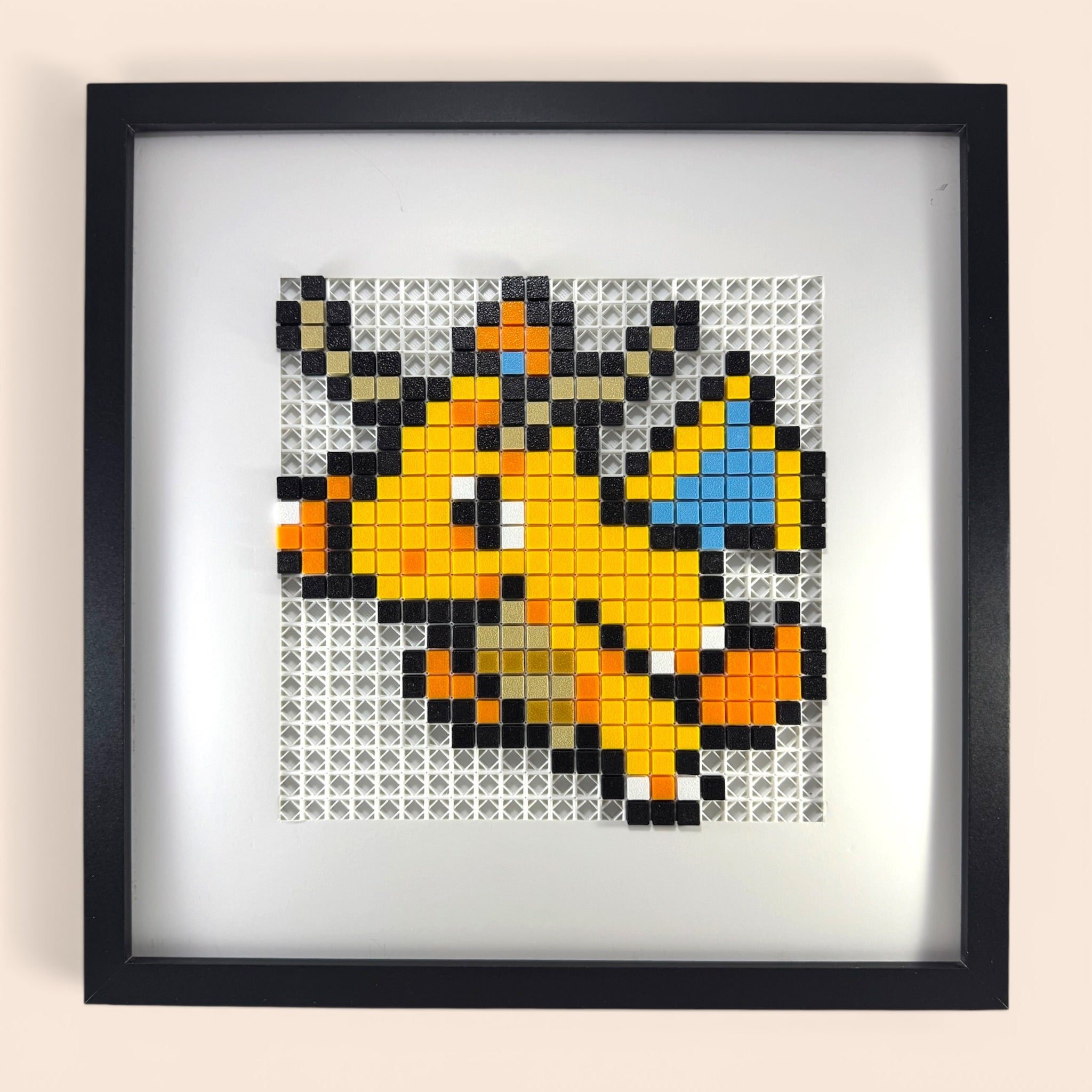 Dragonite framed pixel art kit
