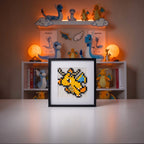 Dragonite pixel art kit product shot