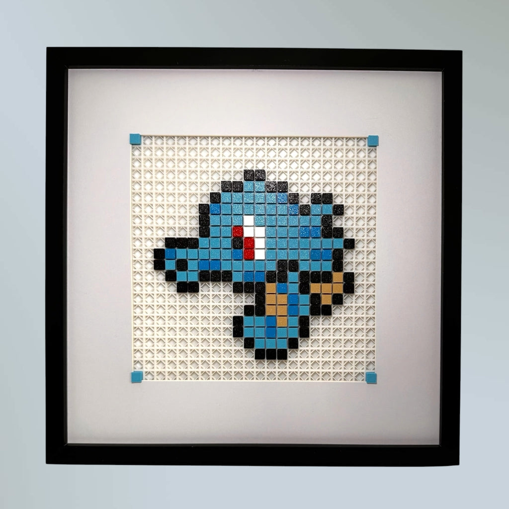 Horsea framed pixel art kit