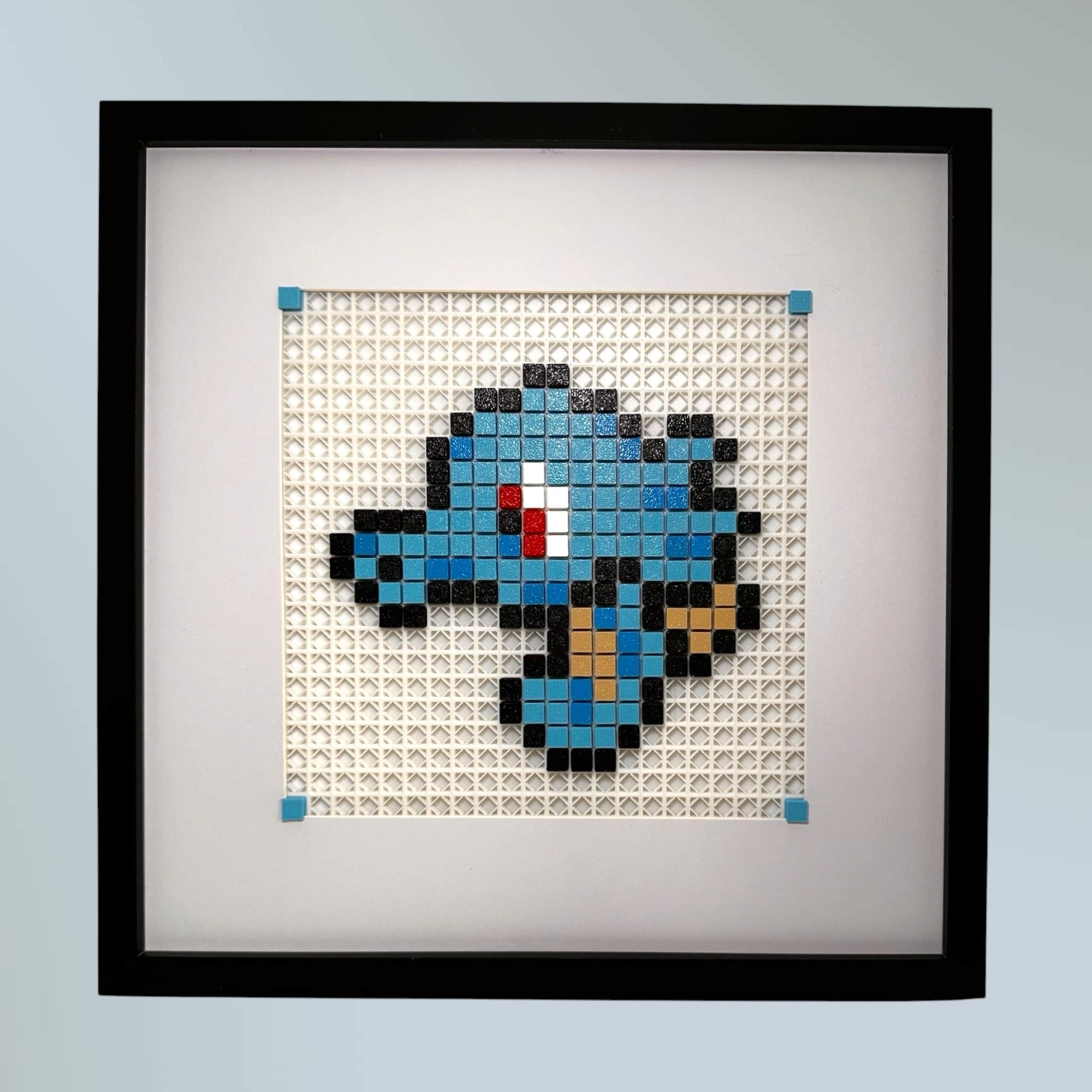 Horsea framed pixel art kit