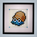 Omanyte framed pixel art kit