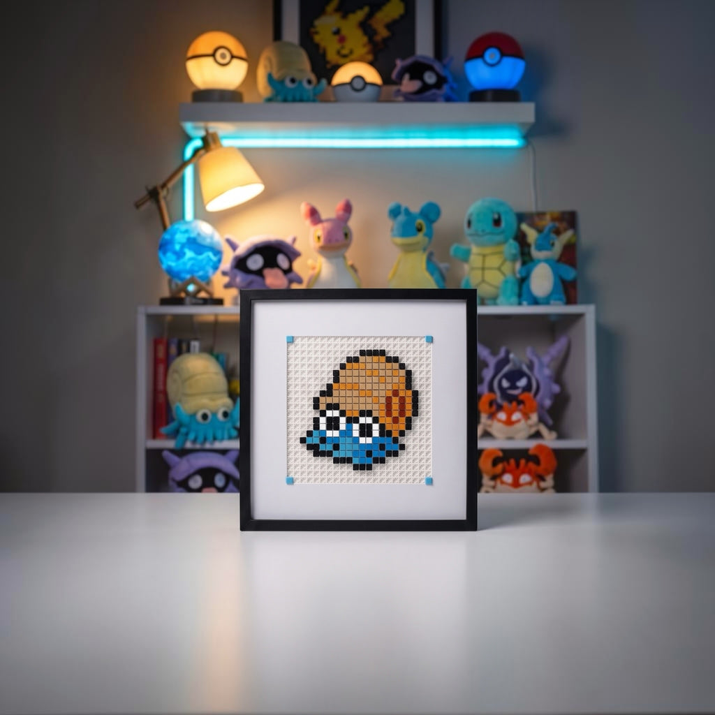 Omanyte pixel art kit product shot