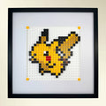 Pikachu framed pixel art kit