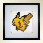 Pikachu framed pixel art kit