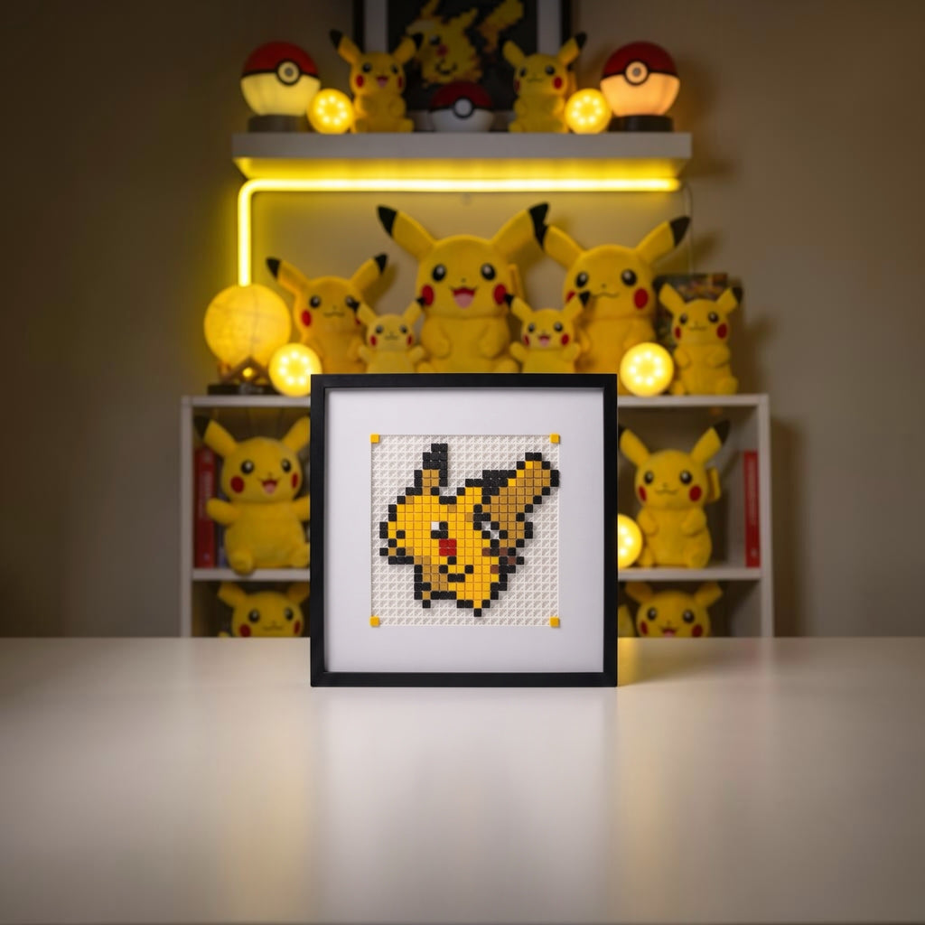 Pikachu pixel art kit product shot