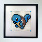 Squirtle framed pixel art kit