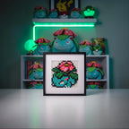 Venusaur pixel art kit product shot
