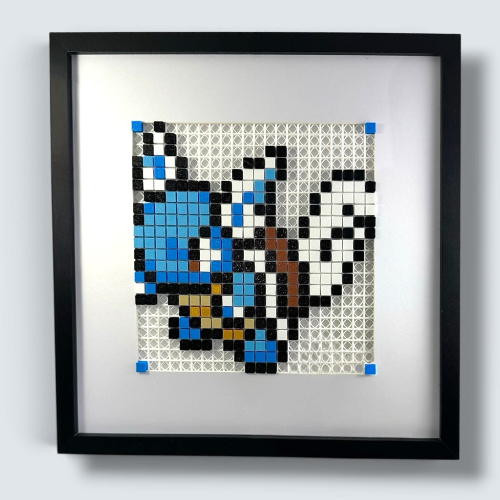 Wartortle framed pixel art kit