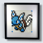 Wartortle framed pixel art kit