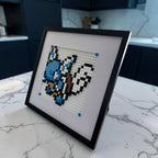Wartortle pixel art kit styled render