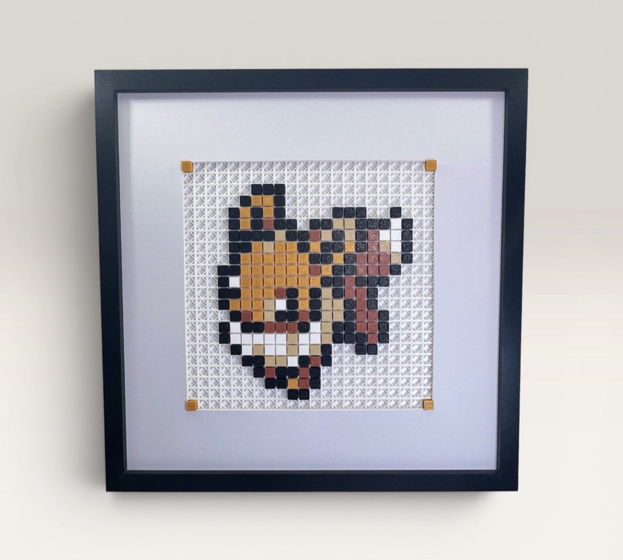 The finished Pixel24 artwork snapped into its black frame